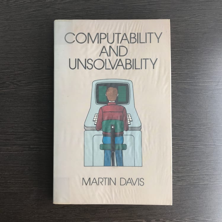 未睇嘅書︰Computability and Unsolvability